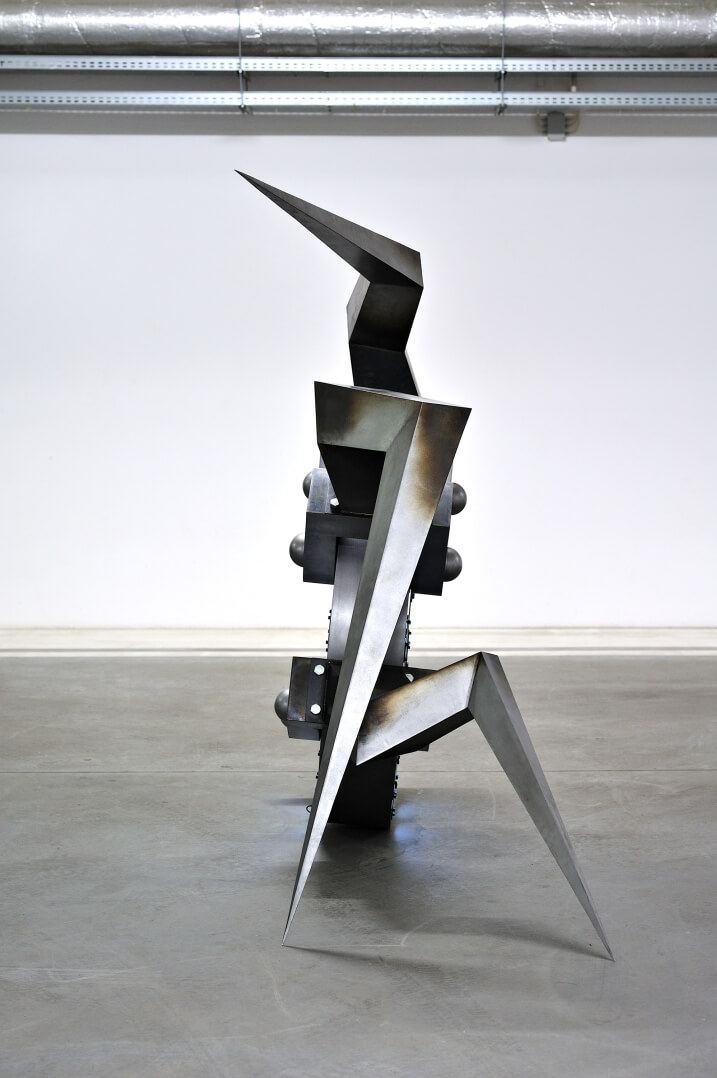 Untitled 2, black steel, 130 × 225 × 95 cm — view 5