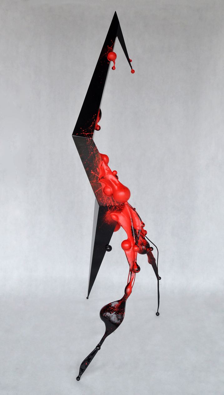 Synergy, welded steel, 197 × 95 × 65 cm — view 3