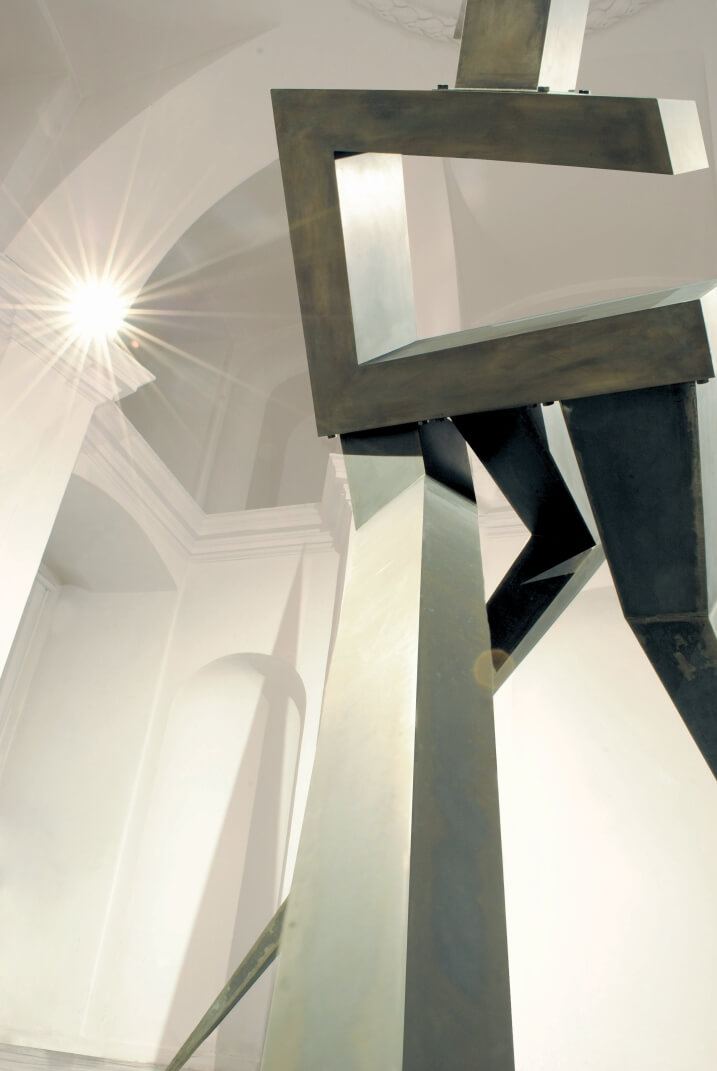Geometry, black steel, 430 × 270 × 250 cm — view 4