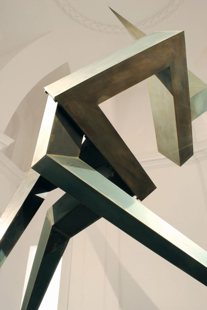 Geometry, black steel, 430 × 270 × 250 cm — view 5